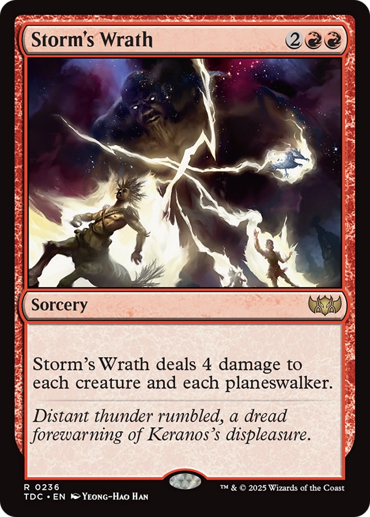 Storm's Wrath [Tarkir: Dragonstorm Commander] | Exor Games New Glasgow