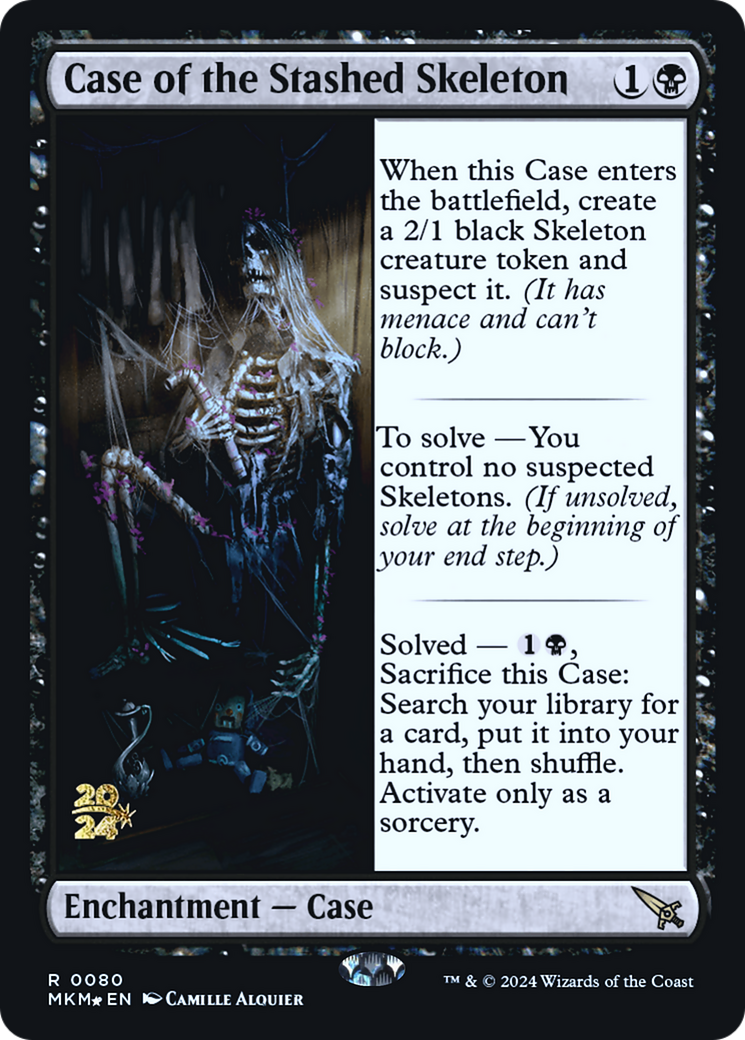 Case of the Stashed Skeleton [Murders at Karlov Manor Prerelease Promos] | Exor Games New Glasgow