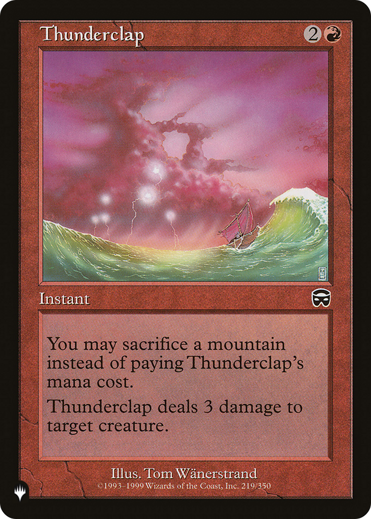 Thunderclap [The List Reprints] | Exor Games New Glasgow