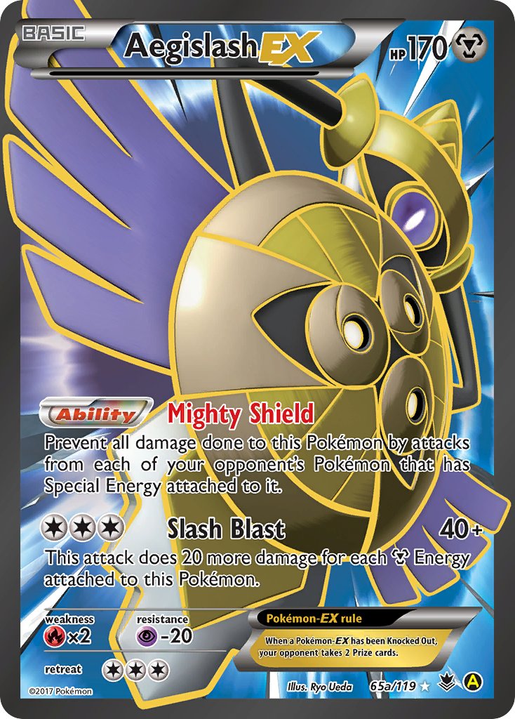 Aegislash EX (65a/119) [Alternate Art Promos] | Exor Games New Glasgow