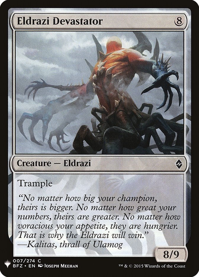 Eldrazi Devastator [Mystery Booster] | Exor Games New Glasgow