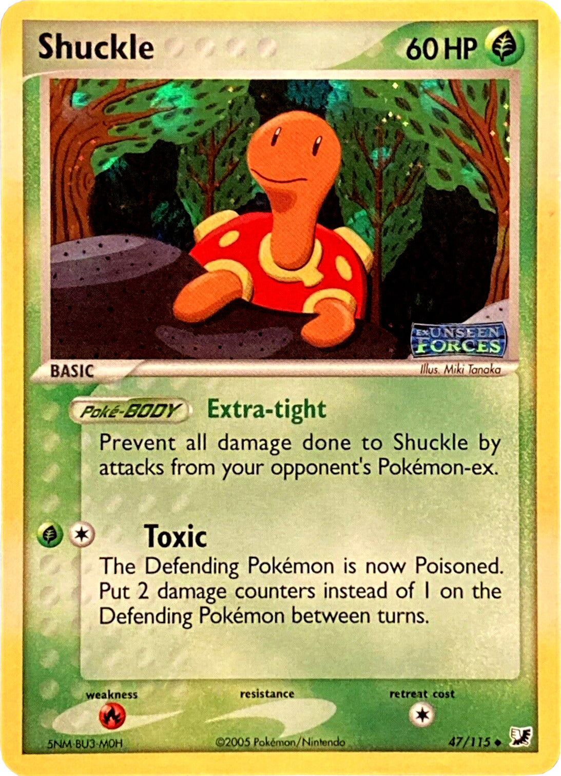 Shuckle (47/115) (Stamped) [EX: Unseen Forces] | Exor Games New Glasgow