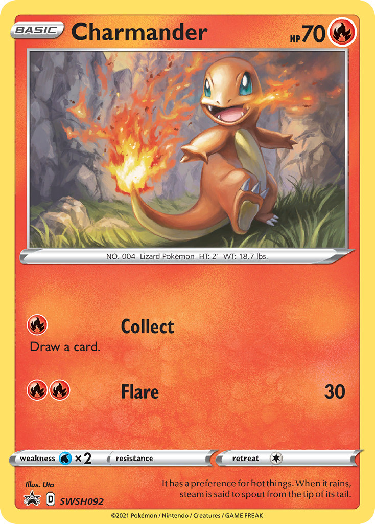 Charmander (SWSH092) [Sword & Shield: Black Star Promos] | Exor Games New Glasgow