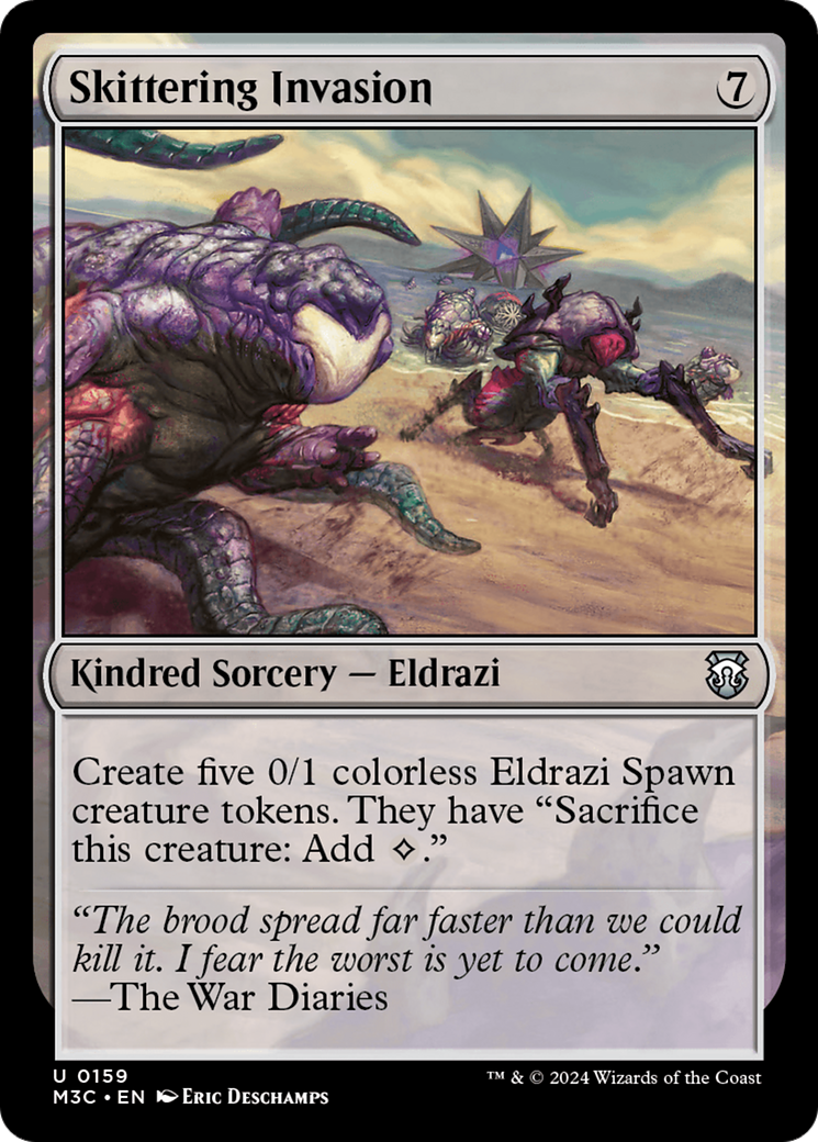 Skittering Invasion (Ripple Foil) [Modern Horizons 3 Commander] | Exor Games New Glasgow