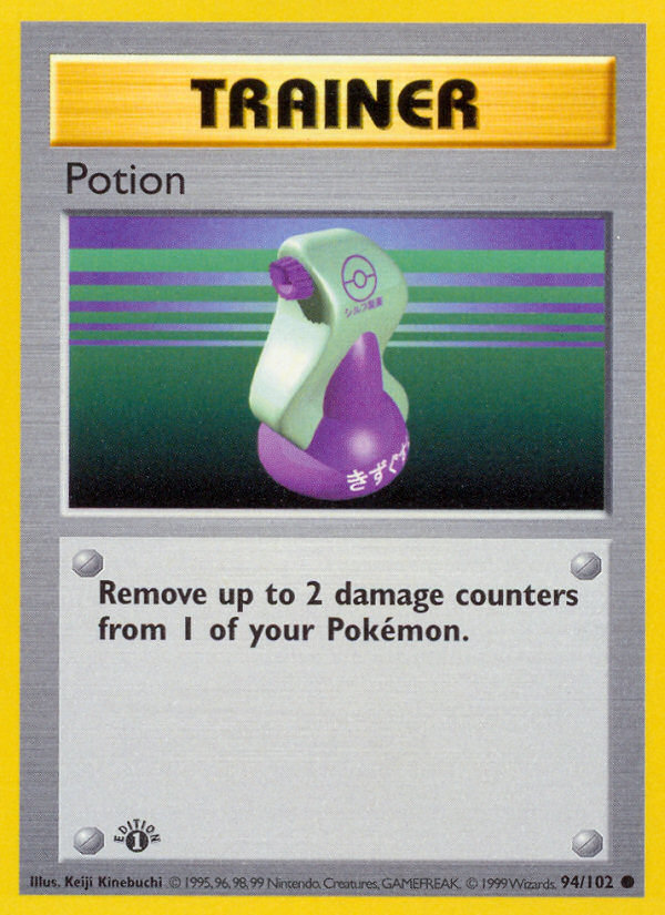 Potion (94/102) (Shadowless) [Base Set 1st Edition] | Exor Games New Glasgow