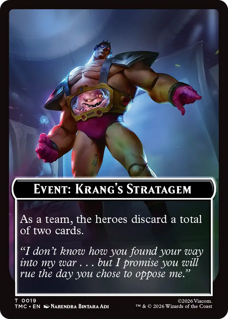 Event: Krang's Stratagem [Teenage Mutant Ninja Turtles Commander Tokens] | Exor Games New Glasgow
