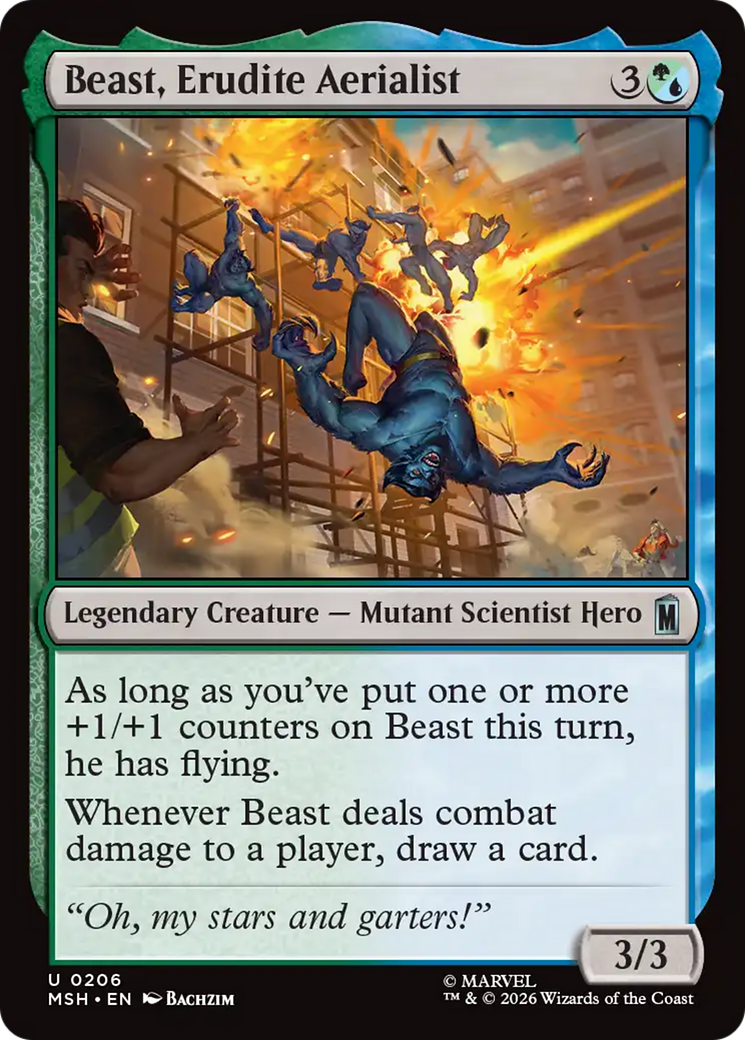 Beast, Erudite Aerialist [Marvel Super Heroes] | Exor Games New Glasgow
