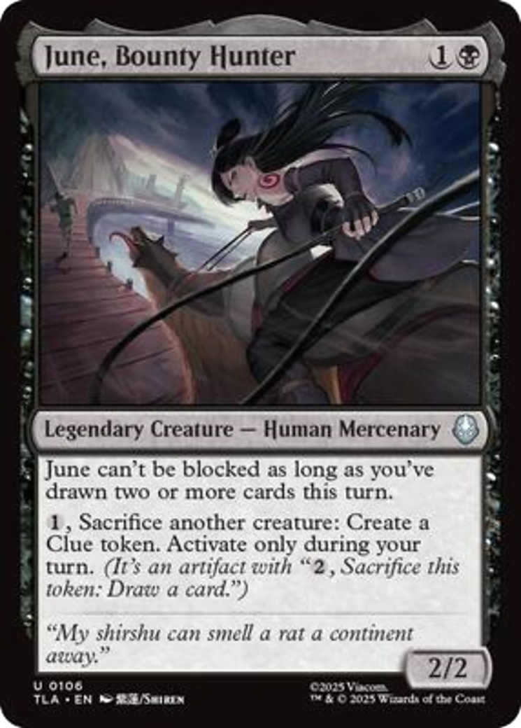 June, Bounty Hunter [Avatar: The Last Airbender] | Exor Games New Glasgow