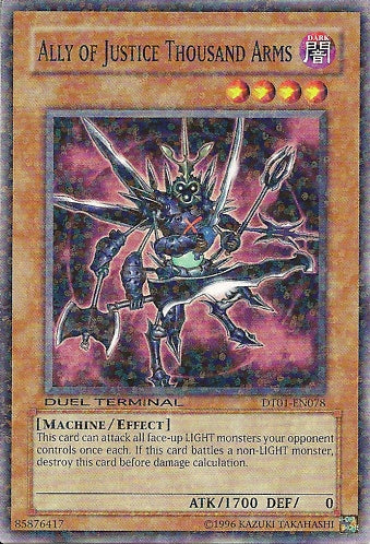Ally of Justice Thousand Arms [DT01-EN078] Common | Exor Games New Glasgow