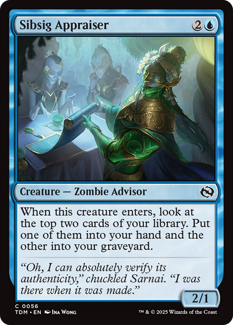 Sibsig Appraiser [Tarkir: Dragonstorm] | Exor Games New Glasgow