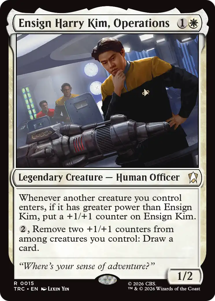 Ensign Harry Kim, Operations (Surge Foil) [Star Trek Commander] | Exor Games New Glasgow
