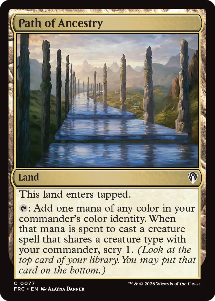 Path of Ancestry [Reality Fracture Commander] | Exor Games New Glasgow