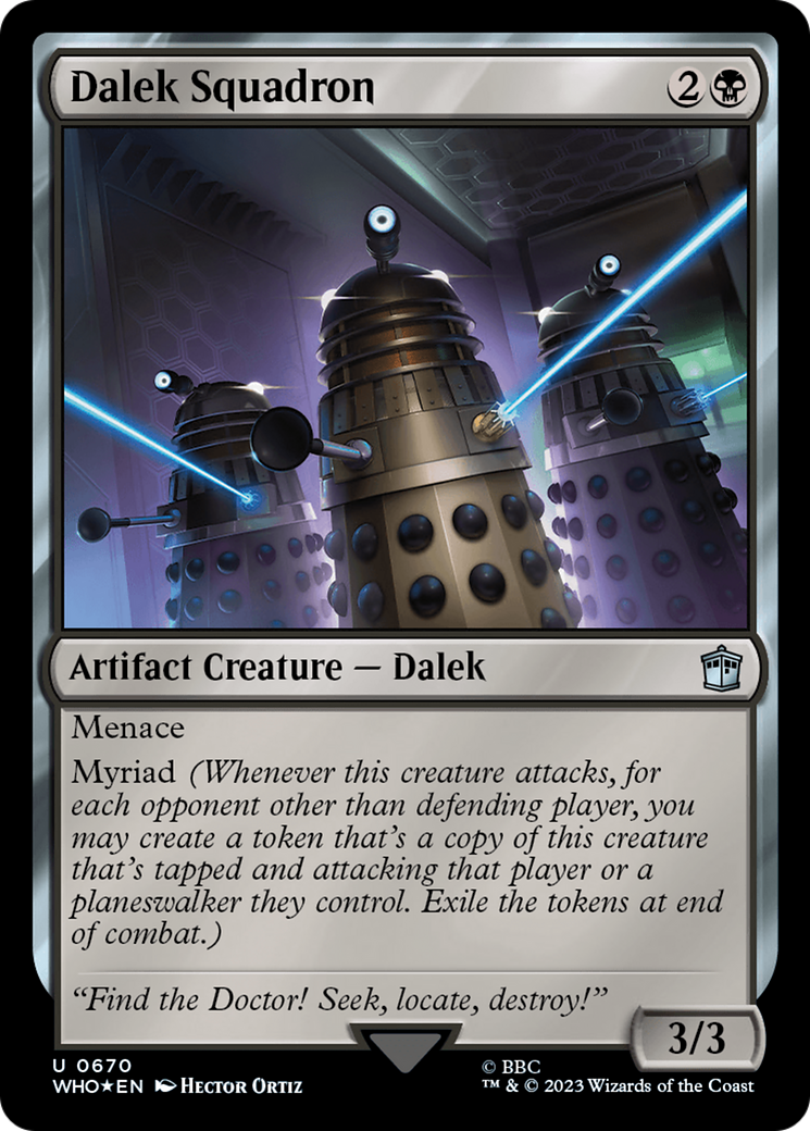 Dalek Squadron (Surge Foil) [Doctor Who] | Exor Games New Glasgow