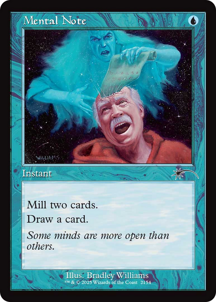 Mental Note (Retro Frame) [Secret Lair Drop Series] | Exor Games New Glasgow