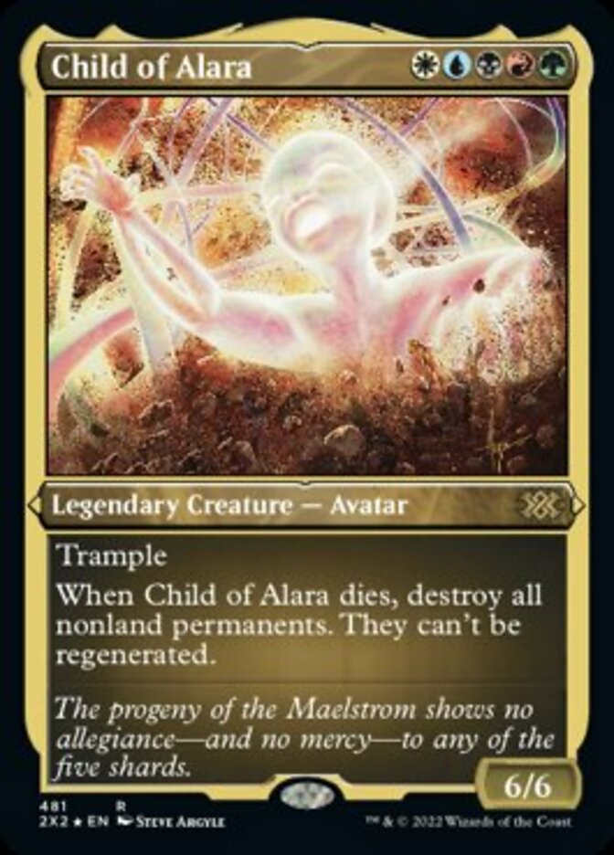 Child of Alara (Foil Etched) [Double Masters 2022] | Exor Games New Glasgow