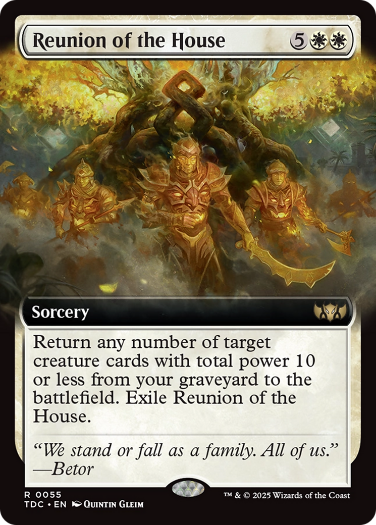 Reunion of the House (Extended Art) [Tarkir: Dragonstorm Commander] | Exor Games New Glasgow
