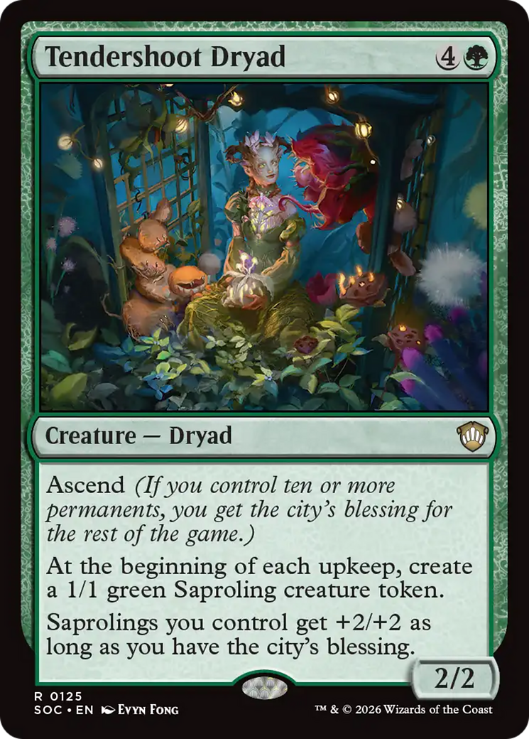 Tendershoot Dryad [Secrets of Strixhaven Commander] | Exor Games New Glasgow