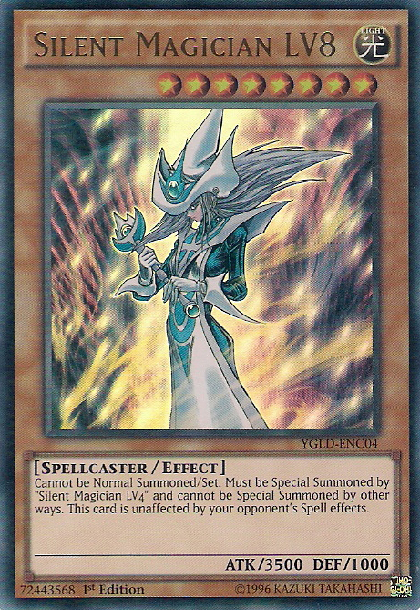 Silent Magician LV8 [YGLD-ENC04] Ultra Rare | Exor Games New Glasgow