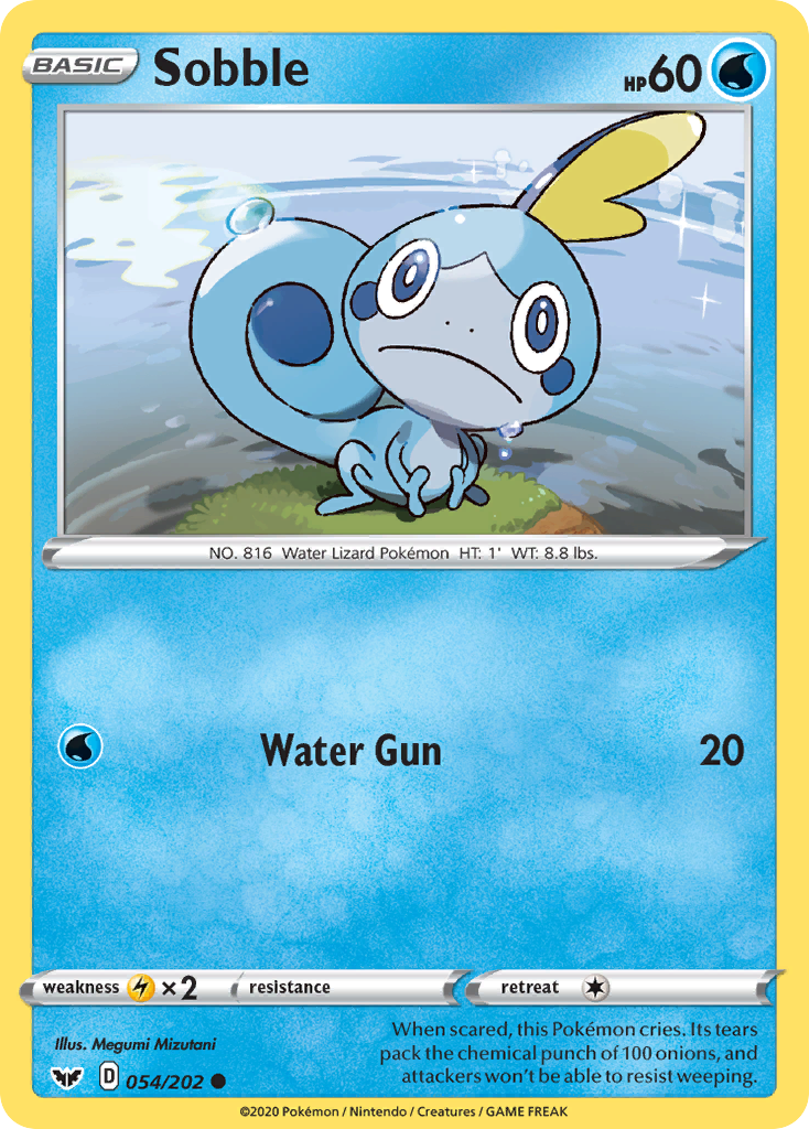 Sobble (054/202) [Sword & Shield: Base Set] | Exor Games New Glasgow