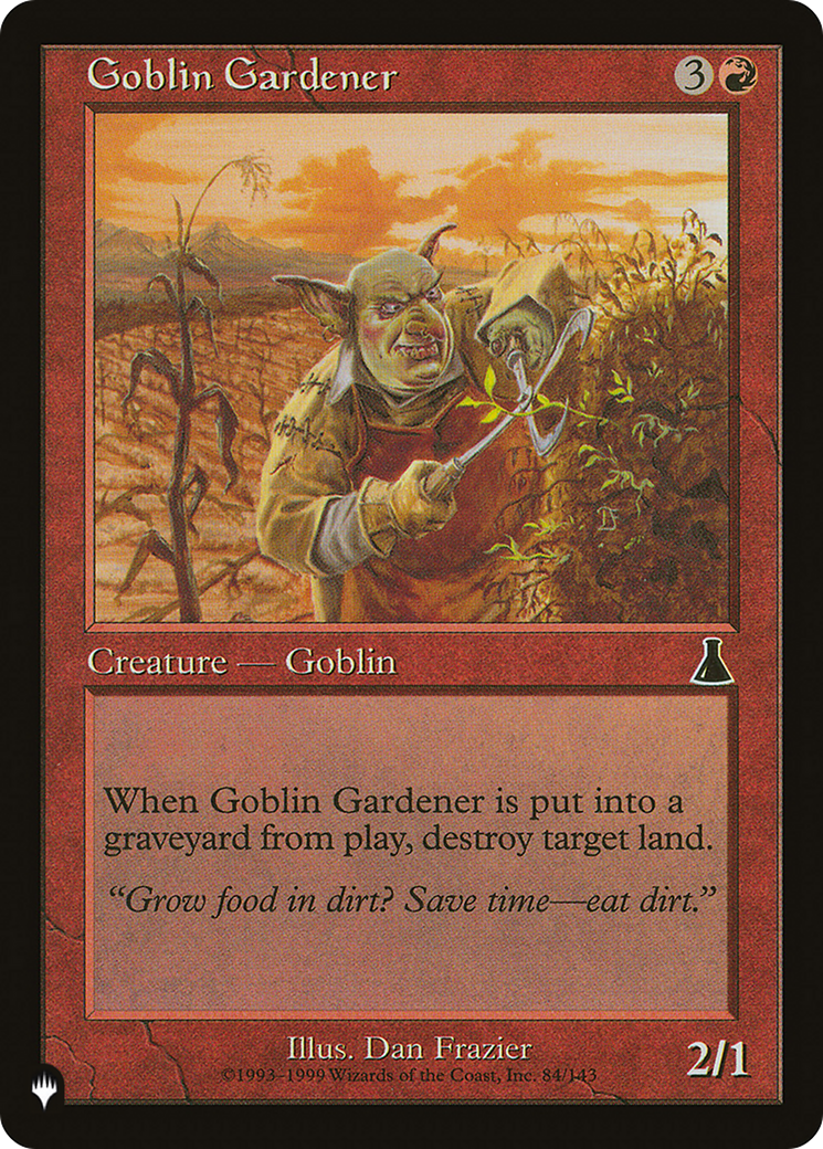 Goblin Gardener [The List Reprints] | Exor Games New Glasgow