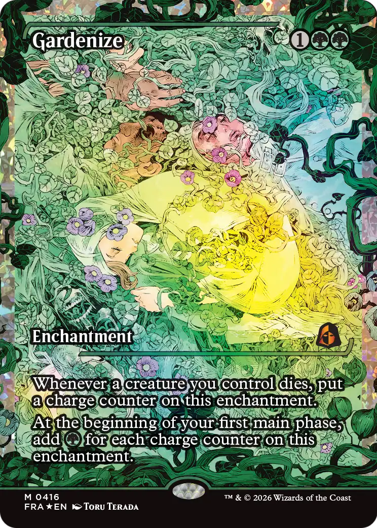 Gardenize (Showcase) (Fracture Foil) (0416) [Reality Fracture] | Exor Games New Glasgow