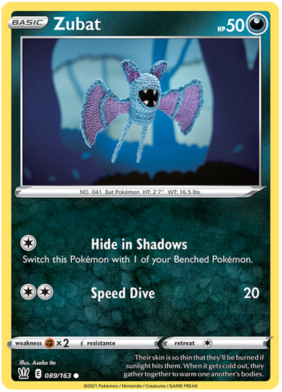 Zubat (089/163) [Sword & Shield: Battle Styles] | Exor Games New Glasgow