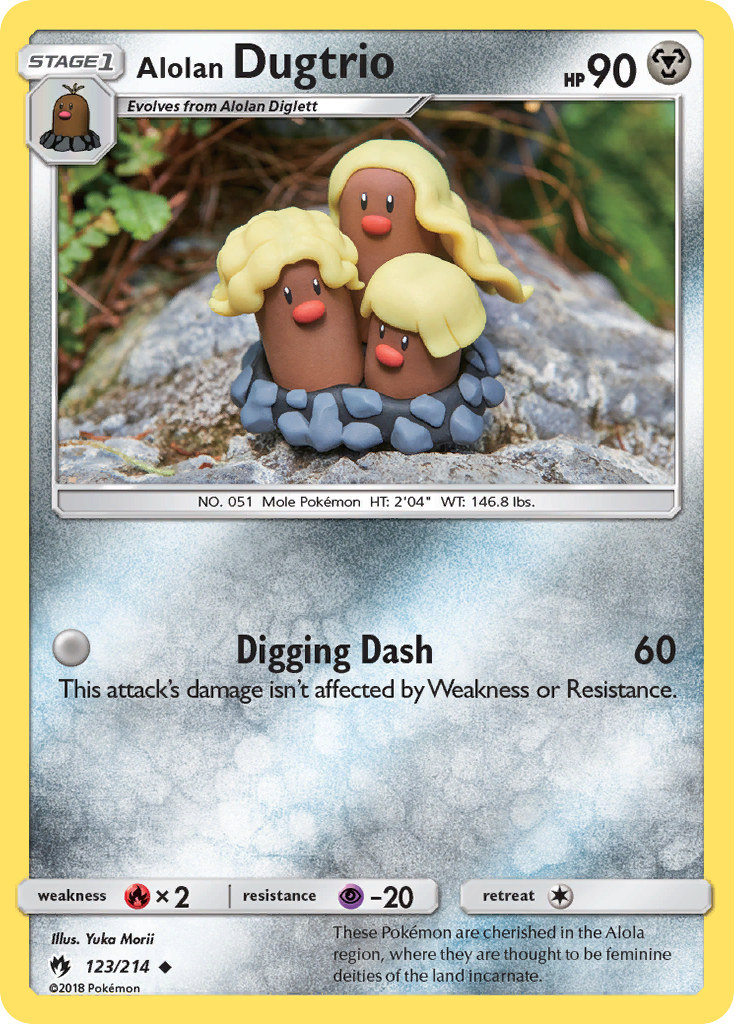 Alolan Dugtrio (123/214) [Sun & Moon: Lost Thunder] | Exor Games New Glasgow