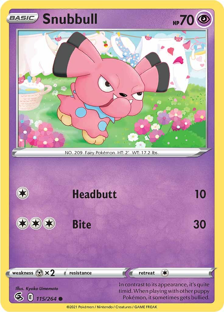 Snubbull (115/264) [Sword & Shield: Fusion Strike] | Exor Games New Glasgow