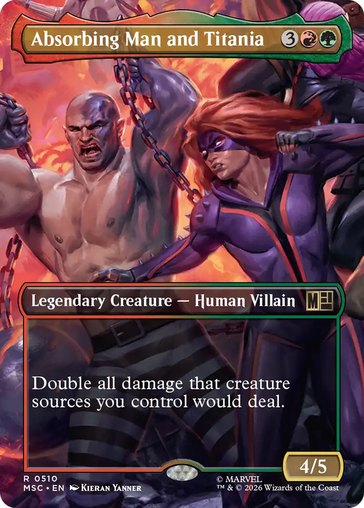Absorbing Man and Titania (Borderless) [Marvel Super Heroes Commander] | Exor Games New Glasgow