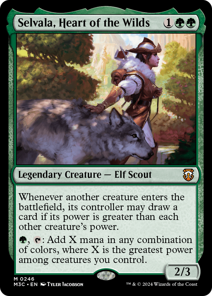 Selvala, Heart of the Wilds (Ripple Foil) [Modern Horizons 3 Commander] | Exor Games New Glasgow