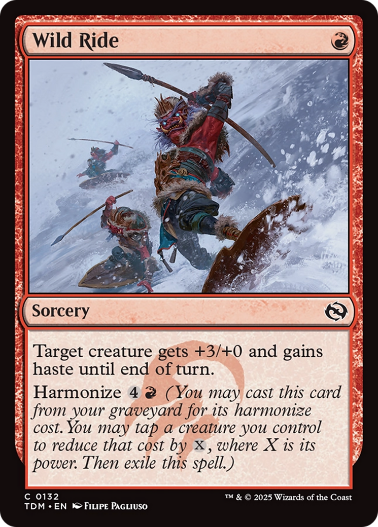 Wild Ride [Tarkir: Dragonstorm] | Exor Games New Glasgow
