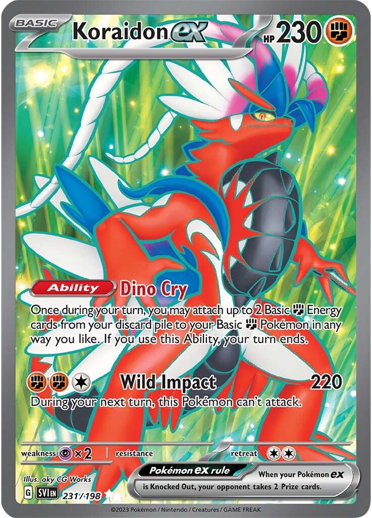 Koraidon ex (231/198) [Scarlet & Violet: Base Set] | Exor Games New Glasgow