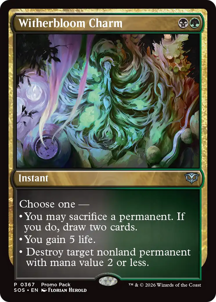 Witherbloom Charm [Secrets of Strixhaven Promos] | Exor Games New Glasgow
