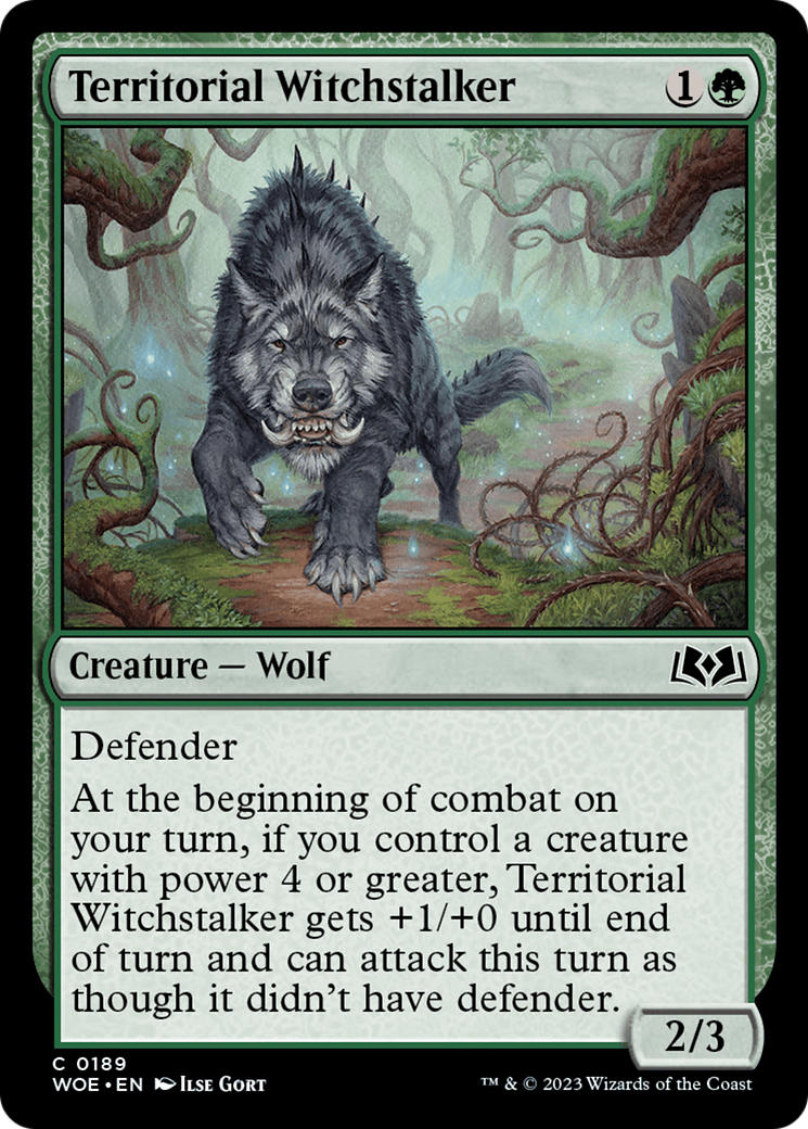 Territorial Witchstalker [Wilds of Eldraine] | Exor Games New Glasgow