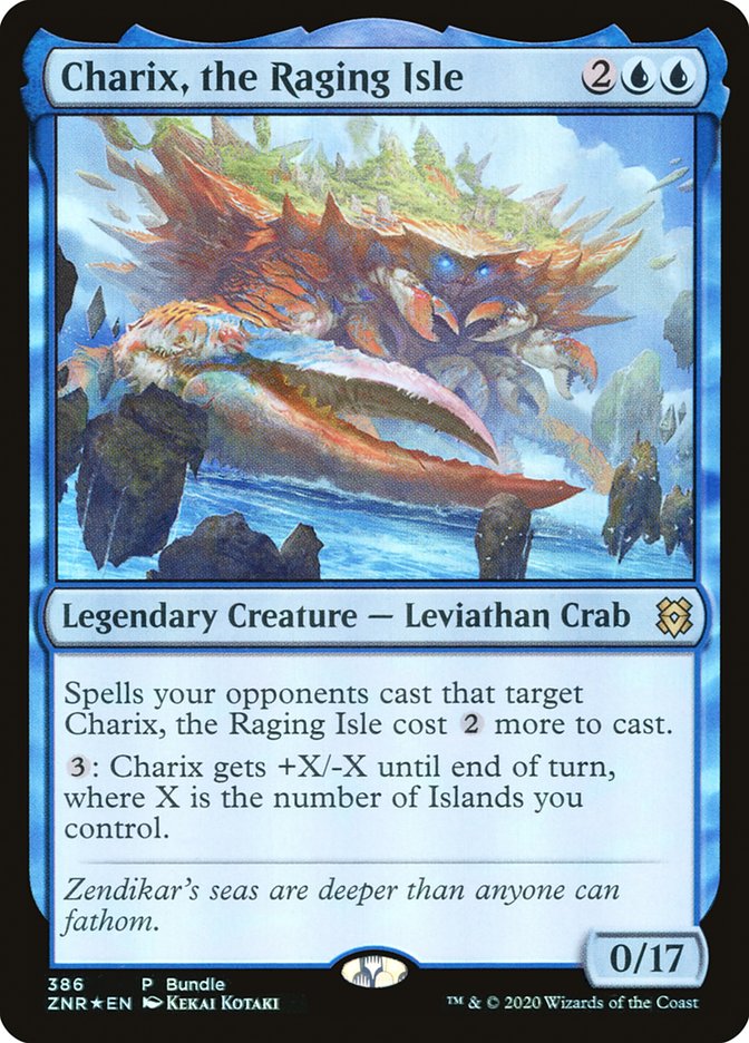 Charix, the Raging Isle (386) [Zendikar Rising Promos] | Exor Games New Glasgow