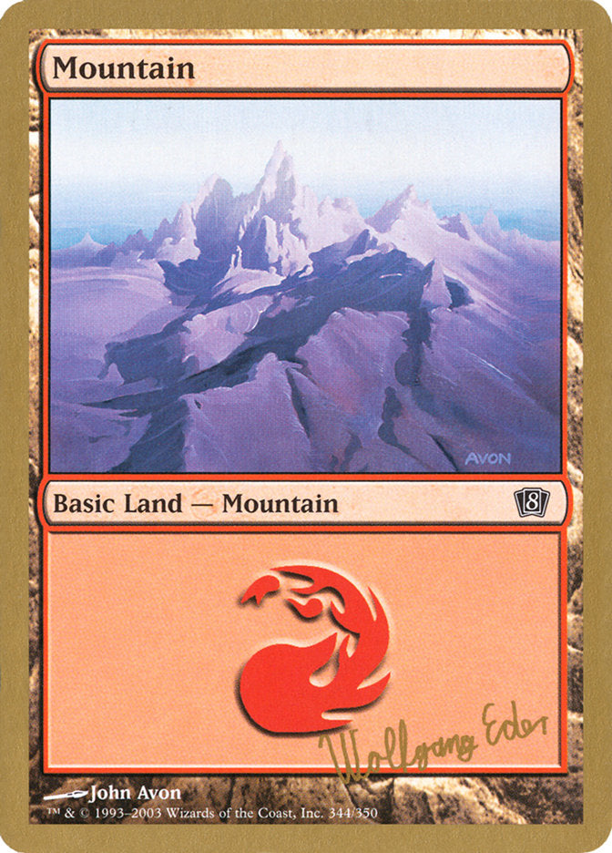 Mountain (Wolfgang Eder) [World Championship Decks 2003] | Exor Games New Glasgow