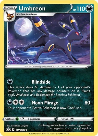 Umbreon (SWSH129) [Sword & Shield: Black Star Promos] | Exor Games New Glasgow