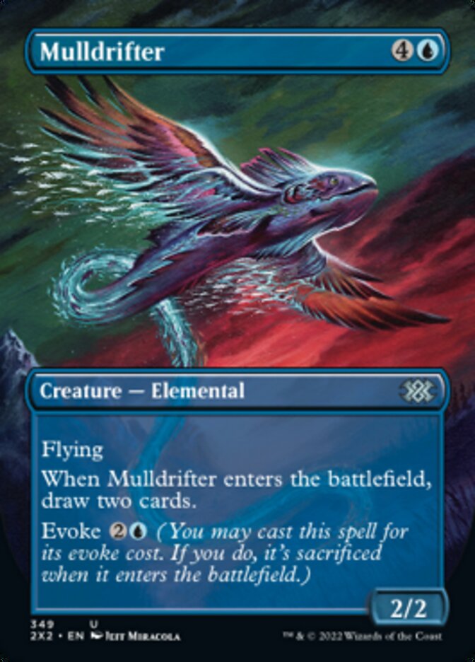 Mulldrifter (Borderless Alternate Art) [Double Masters 2022] | Exor Games New Glasgow