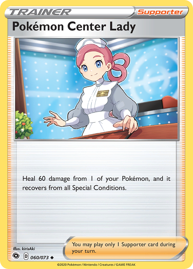 Pokemon Center Lady (060/073) [Sword & Shield: Champion's Path] | Exor Games New Glasgow