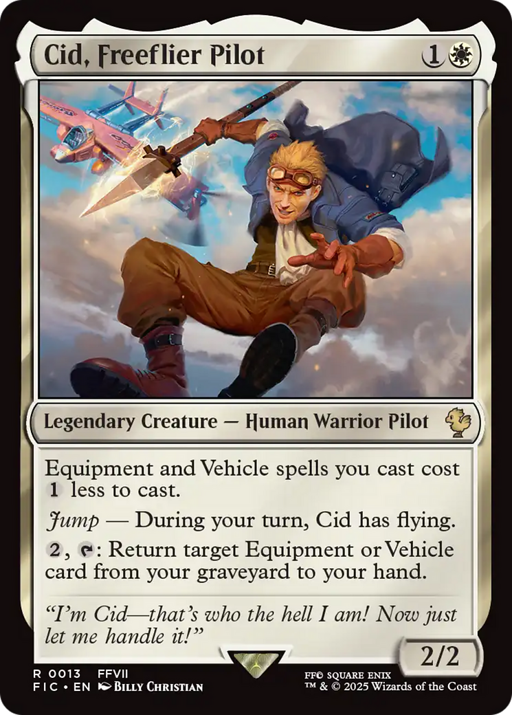 Cid, Freeflier Pilot [FINAL FANTASY Commander] | Exor Games New Glasgow