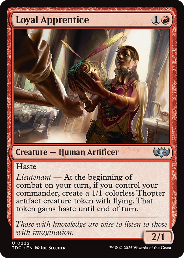 Loyal Apprentice [Tarkir: Dragonstorm Commander] | Exor Games New Glasgow