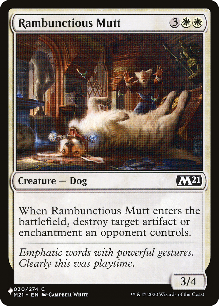 Rambunctious Mutt [The List Reprints] | Exor Games New Glasgow