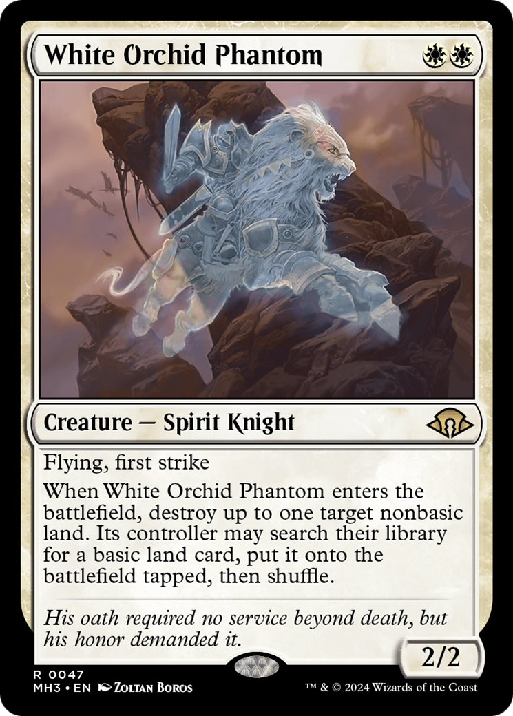 White Orchid Phantom [Modern Horizons 3] | Exor Games New Glasgow