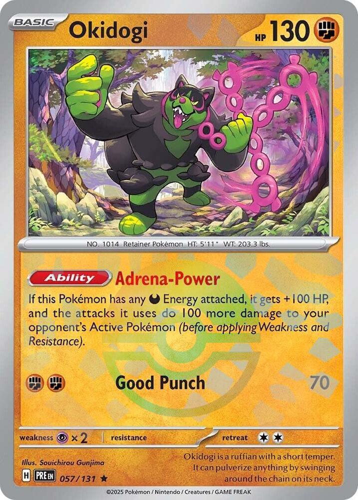 Okidogi (057/131) (Poke Ball Pattern) [Scarlet & Violet: Prismatic Evolutions] | Exor Games New Glasgow