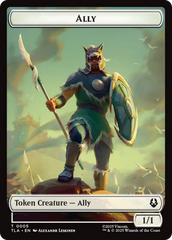 Ally (0005) // Soldier (0002) Double-Sided Token [Avatar: The Last Airbender Tokens] | Exor Games New Glasgow
