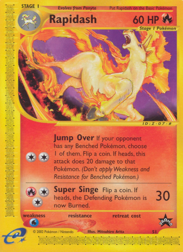 Rapidash (51) [Wizards of the Coast: Black Star Promos] | Exor Games New Glasgow