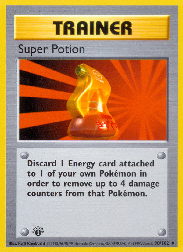 Super Potion (90/102) (Shadowless) [Base Set 1st Edition] | Exor Games New Glasgow