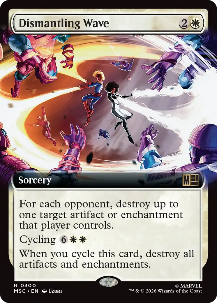 Dismantling Wave (Extended Art) [Marvel Super Heroes Commander] | Exor Games New Glasgow