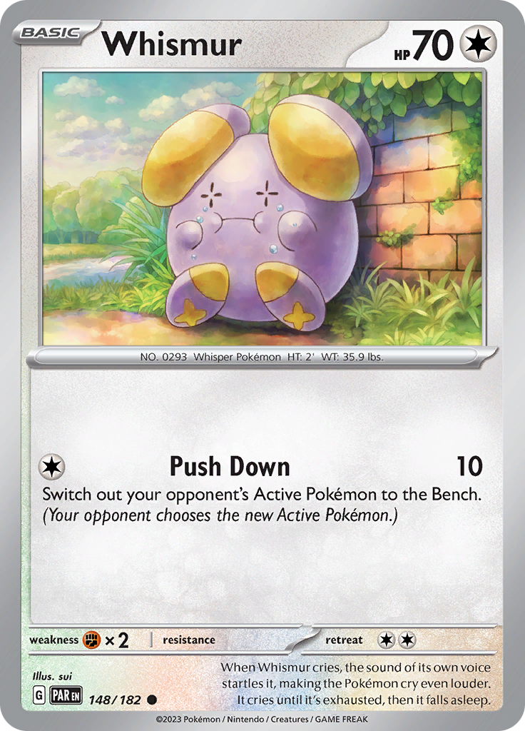 Whismur (148/182) [Scarlet & Violet: Paradox Rift] | Exor Games New Glasgow