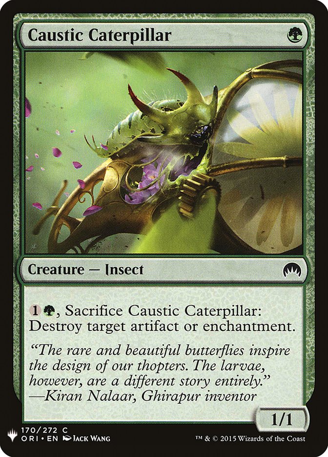 Caustic Caterpillar [Mystery Booster] | Exor Games New Glasgow